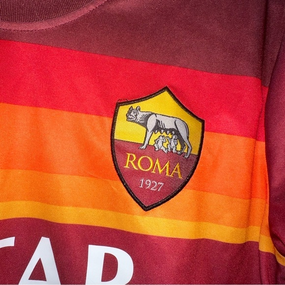 Soccer Jersey Nike Roma 20/21 Home Vapor Match SS-Team Crimson  Size Small FOX - Picture 5 of 6